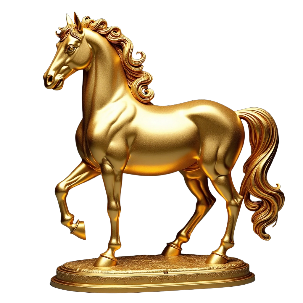 Golden Horse Statue